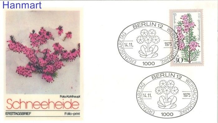 Znaczek Berlin Niemcy 1975 FDC