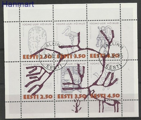 Znaczek Estonia 1995 Mi 260-265 Stemplowane