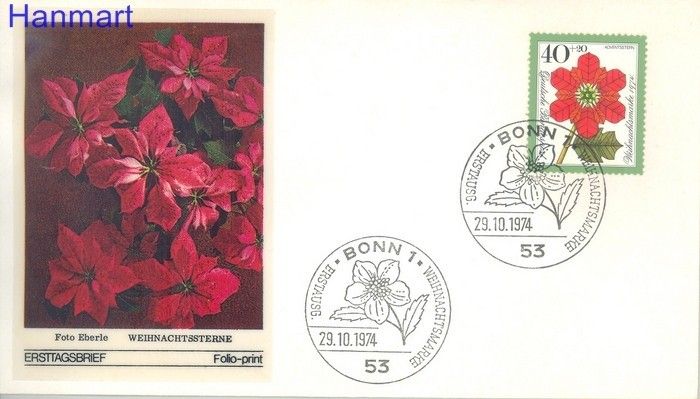 Znaczek Niemcy 1974 FDC