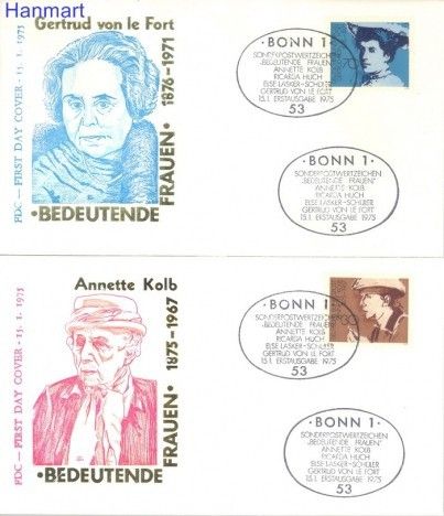 Znaczek Niemcy 1974 FDC