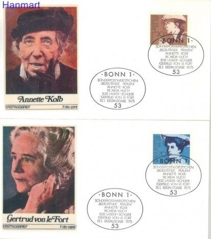 Znaczek Niemcy 1975 FDC