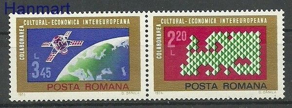 Znaczek Rumunia 1974 Mi 3189-3190 Czyste **
