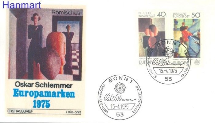 Znaczek Niemcy 1975 FDC