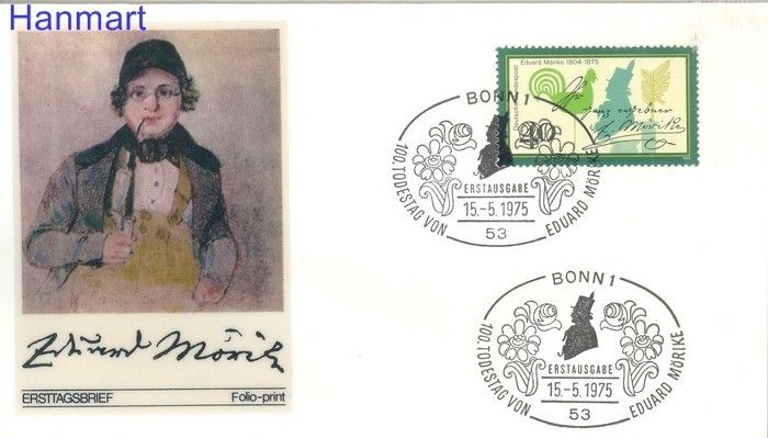 Znaczek Niemcy 1975 FDC