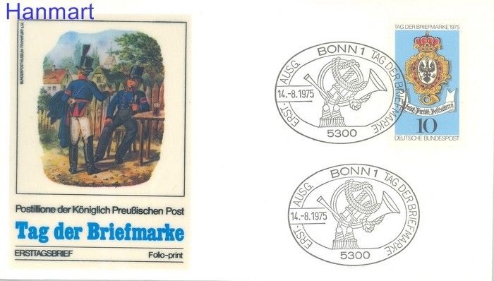 Znaczek Niemcy 1975 FDC