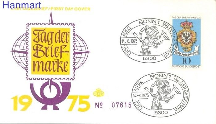 Znaczek Niemcy 1975 FDC