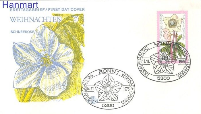 Znaczek Niemcy 1975 FDC