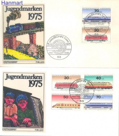 Znaczek Niemcy 1979 Mi 836-839 FDC