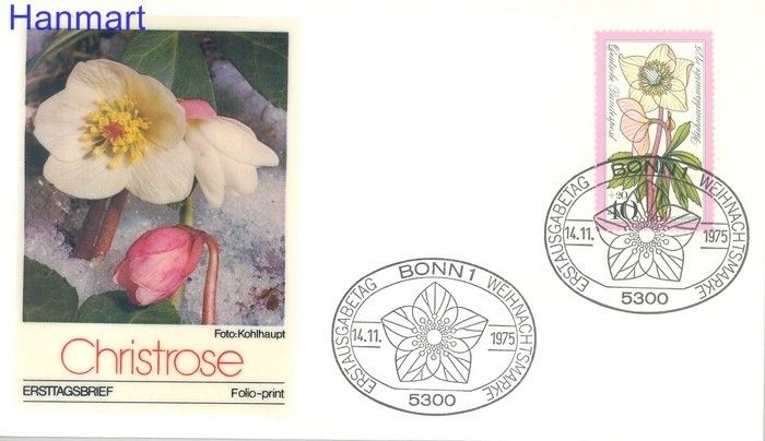 Znaczek Niemcy 1975 FDC
