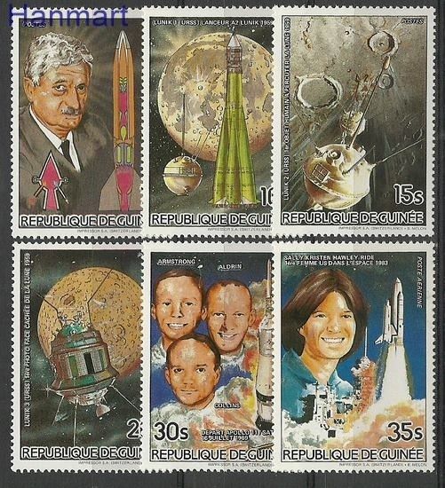 Znaczek Gwinea 1985 Mi 1026-1031 Czyste **
