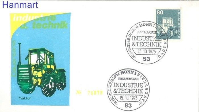 Znaczek Niemcy 1975 Mi 853 FDC