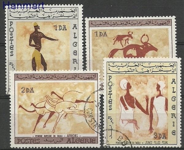 Znaczek Algieria 1966 Mi 444-447 Stemplowane