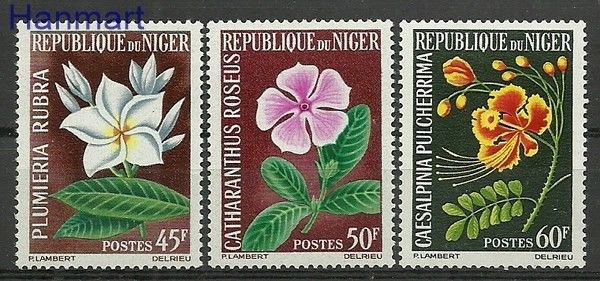 Znaczek Niger 1965 Mi 91-93 Czyste **