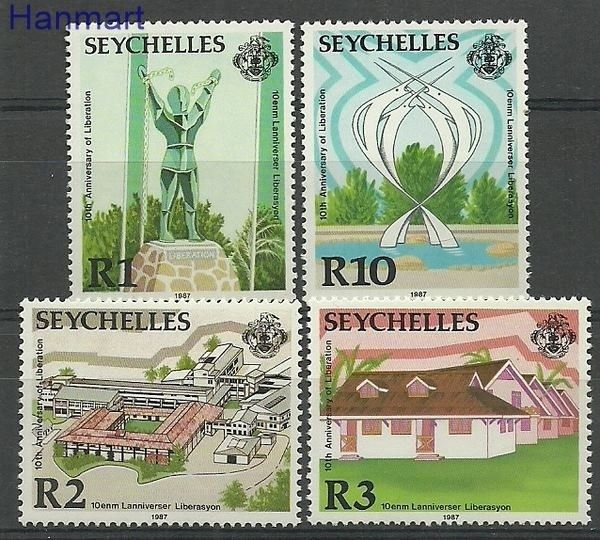 Znaczek Seszele 1987 Mi 637-640 Czyste **