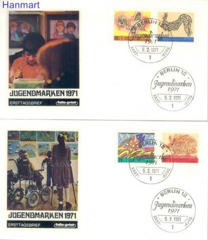 Znaczek Berlin Niemcy 1971 FDC