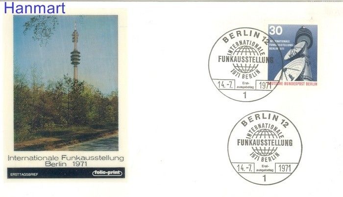 Znaczek Berlin Niemcy 1971 FDC