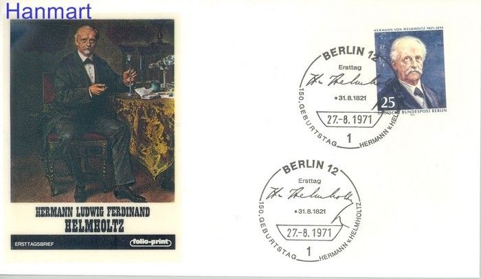 Znaczek Berlin Niemcy 1971 FDC