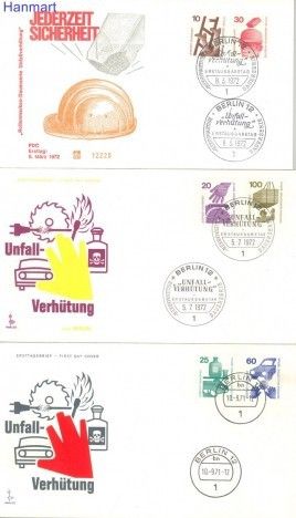 Znaczek Berlin Niemcy 1971 FDC