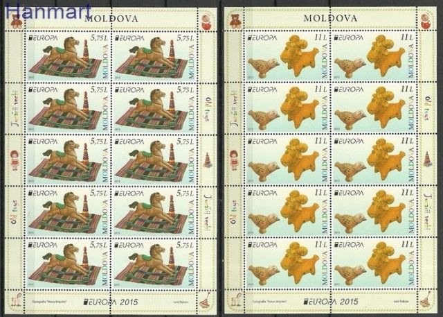Znaczek Mołdawia 2015 Mi ark 904-905 Czyste **