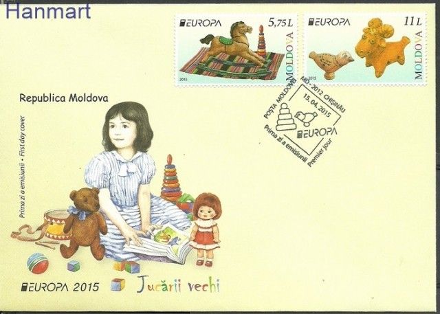 Znaczek Mołdawia 2015 Mi 904-905 FDC