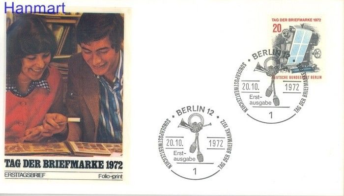 Znaczek Berlin Niemcy 1972 FDC