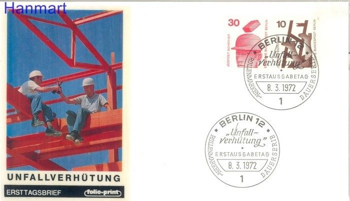 Znaczek Berlin Niemcy 1971 FDC