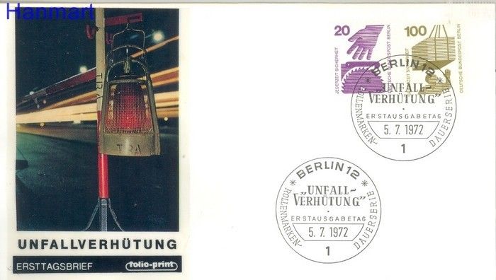 Znaczek Berlin Niemcy 1971 FDC