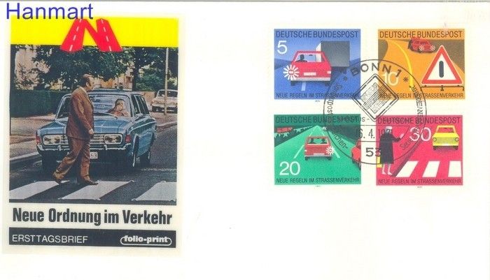 Znaczek Niemcy 1971 FDC