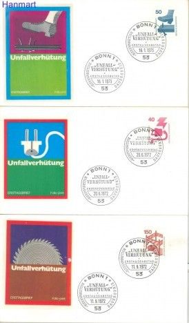 Znaczek Niemcy 1971 FDC