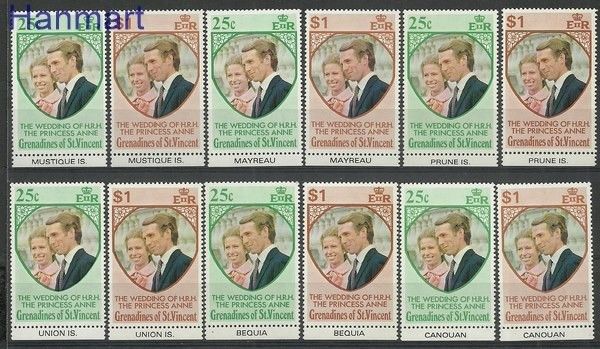 Znaczek Grenadines of St Vincent 1973 Mi 1-2 Czyste **