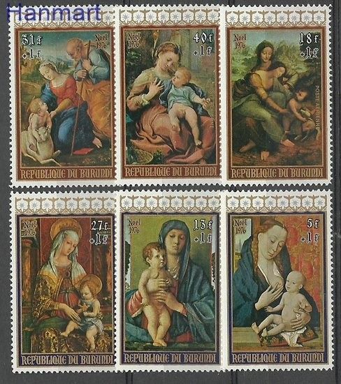 Znaczek Burundi 1976 Mi 1290-1295 Czyste **
