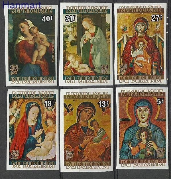 Znaczek Burundi 1977 Mi 1429-1434B Czyste **