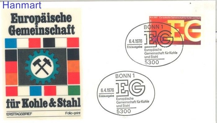 Znaczek Niemcy 1976 Mi 880 FDC