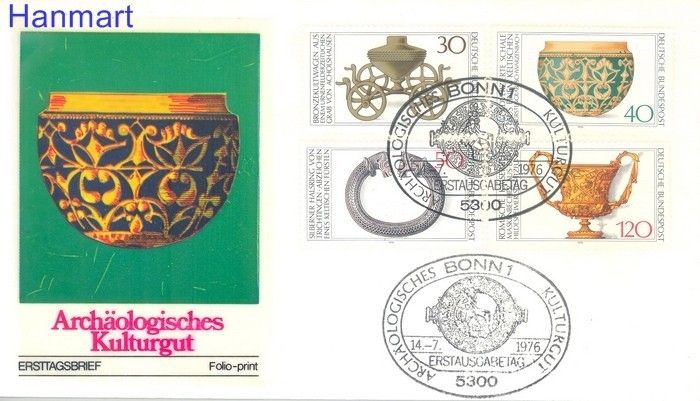 Znaczek Niemcy 1976 FDC