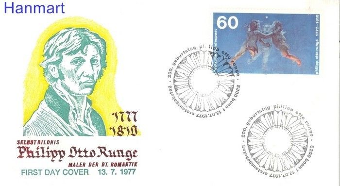 Znaczek Niemcy 1977 Mi 940 FDC