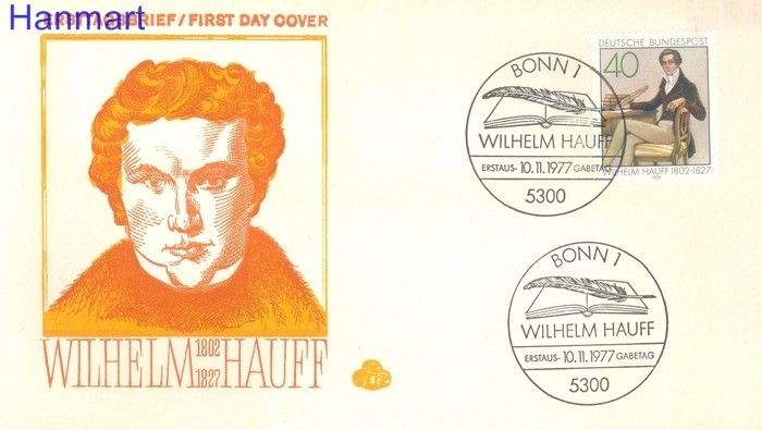 Znaczek Niemcy 1977 FDC