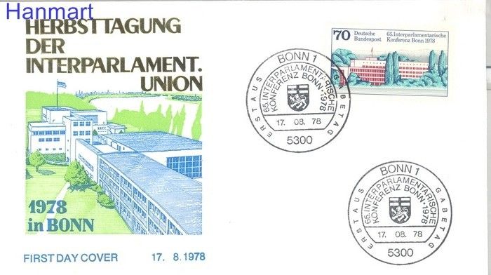 Znaczek Niemcy 1978 FDC