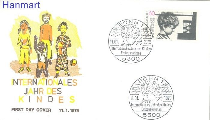 Znaczek Niemcy 1979 FDC