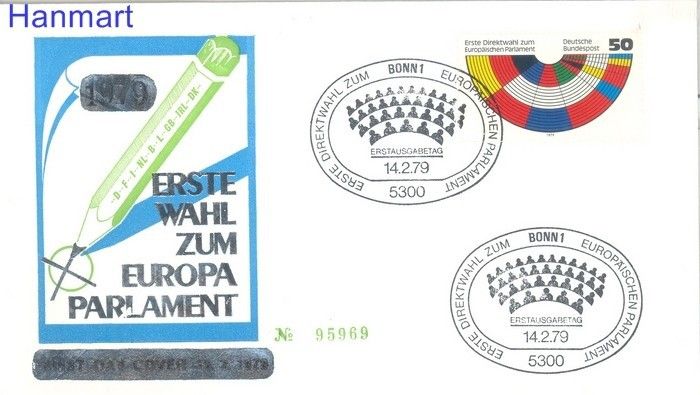 Znaczek Niemcy 1979 Mi 1002 FDC