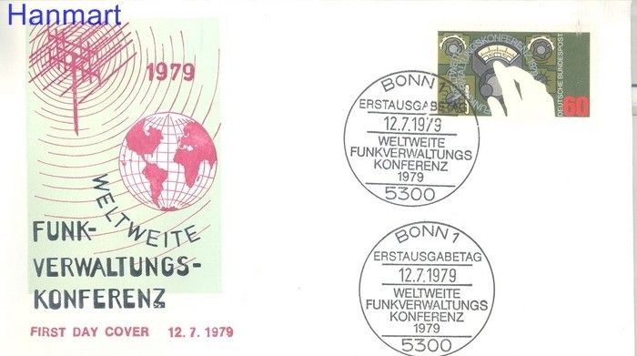 Znaczek Niemcy 1979 Mi 1015 FDC