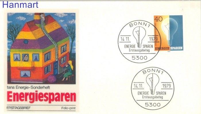 Znaczek Niemcy 1979 FDC