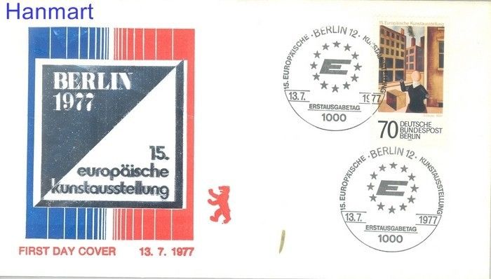 Znaczek Berlin Niemcy 1977 Mi 551 FDC