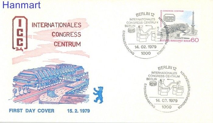 Znaczek Berlin Niemcy 1979 Mi 591 FDC