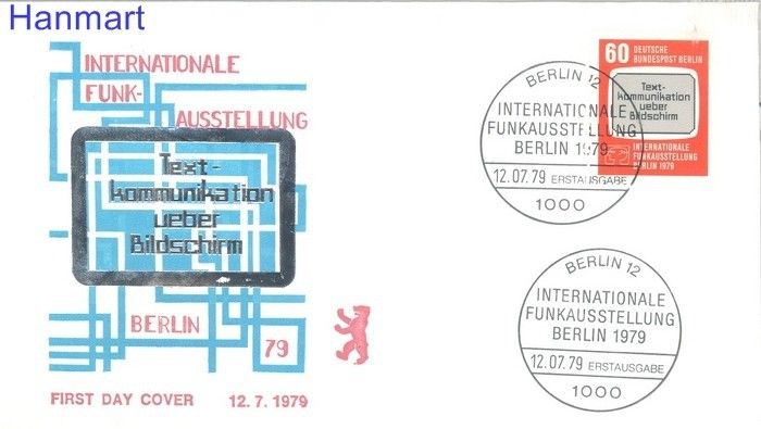 Berlin Niemcy 1979 Mi 600 FDC