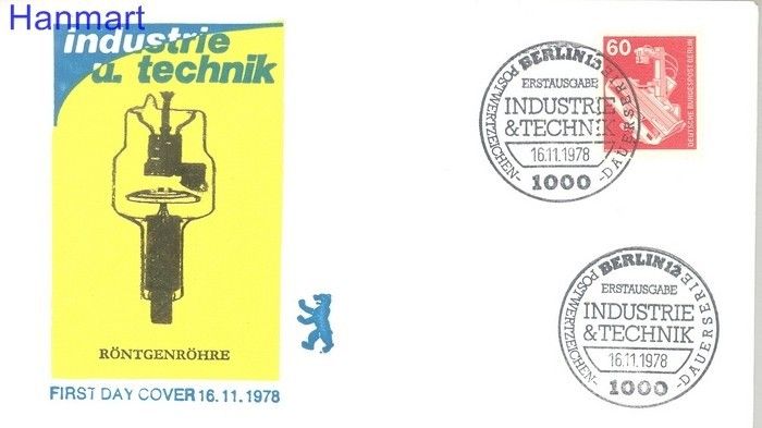 Znaczek Berlin Niemcy 1978 Mi 582 FDC
