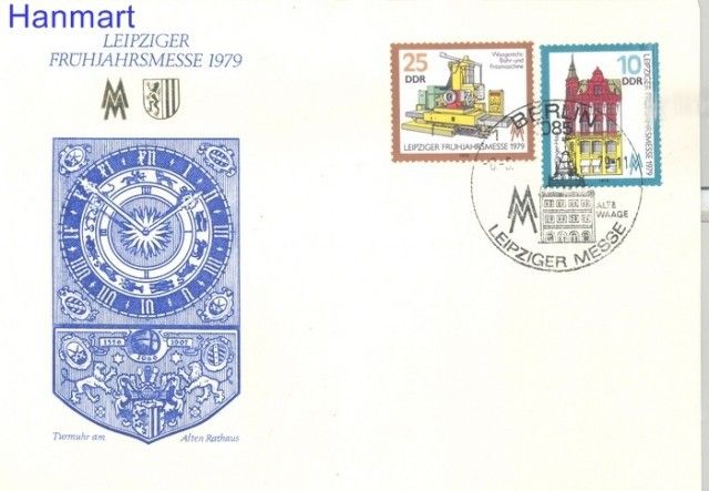 Znaczek NRD / DDR 1979 Mi 2403-2404 FDC