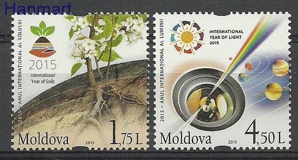 Znaczek Mołdawia 2015 Mi 895-896 Czyste **