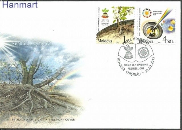 Znaczek Mołdawia 2015 Mi 895-896 FDC