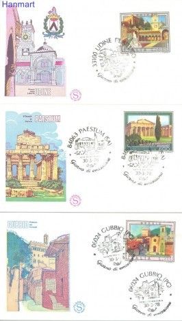 Znaczek Włochy 1978 Mi 1600-1602 FDC