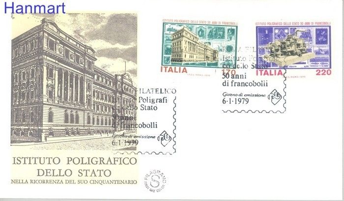 Włochy 1979 Mi 1636-1637 FDC